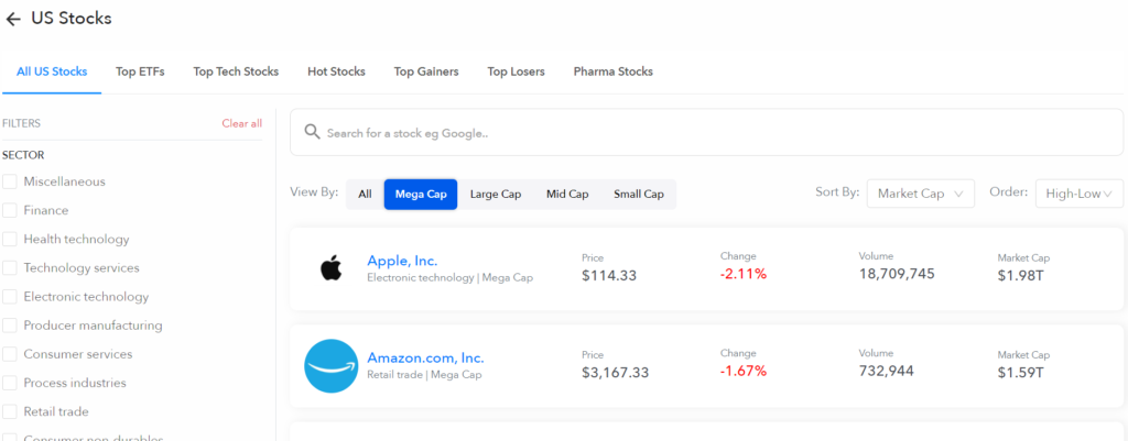 INDMoney app for investing directly in US stocks